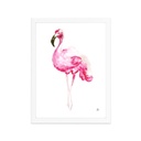 Keretezett falikép, flamingó - FLAMINGO