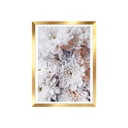 Keretezett poszter, dáliák, 30x40 cm, púderrózsaszín  - FLORISSIMO