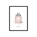 Keretezett poszter, parfüm, 30x40 cm, púderrózsaszín - PARFUM