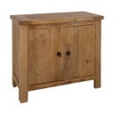 Kétajtós tömörfa komód, mangófa - NORWICK