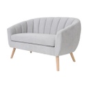 Kétszemélyes kanapé, világosszürke - SAINT TROPEZ