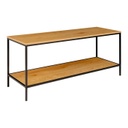 Kétszintes TV állvány, natúr fa - BITUME