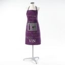 Konyhai kötény borospohár mintával - CAVE A VIN