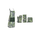 Konyhai kötény és kesztyű szett, trópusi mintával - JUNGLE