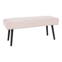 Kordbársony pad, halvány rózsaszín - PONCHO