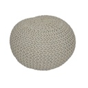 Kötött puff, szürke - GALLET