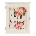 Kulcstartó szerkrény széles bazsarózsa mintával - ROSE