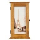 Kulcstartó szekrény keskeny Eiffel mintával világosbarna - TROCADERO