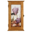 Kulcstartó szekrény keskeny levendula mintával - LAVANDE