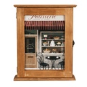 Kulcstartó szekrény széles pékség mintával - BAKERY