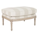 Lábtartó krémszín csíkokkal - SMOKEY