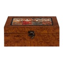 Lakkozott doboz, Mucha - évszakok festményével - MUCHA