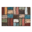 Lábtörlő 40x60 cm, színes - WOODEN