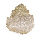 Levél alakú tányéralátét, arany - FEUILLE D'OR