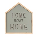 LED-es világító fali dekoráció, Home sweet Home felirattal, házikó - FJORD