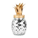 LED-es ananász formájú üveg, ezüst - ANANASMANIA