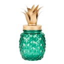 LED-es ananász formájú üveg, sötétzöld - ANANASMANIA