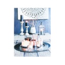 Led-es vászonkép 30x40 cm, tálcán mécsestartók - HYGGE