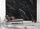 Márvány mintás tapéta, 400x250 cm, fekete - MARBRE NOIR