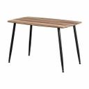 Loft stílusú étkezőasztal, 120x80 cm - SAN DIEGO