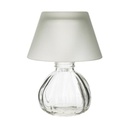 Mécsestartó búrával 15,7 cm, fehér - LUCIOLE