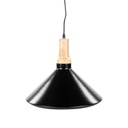 Mennyezeti lámpa, fekete - CONCHIQUE