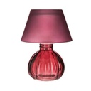 Mécsestartó búrával 15,7 cm, burgundi - LUCIOLE