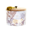 Mécsestartó illatosított gyertyával, gepárd mintával  - OUT OF AFRICA