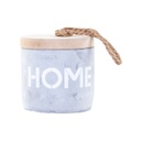 Mécsestartó illatosított gyertyával, Home felirattal - HOME