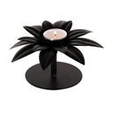 Mécsestartó pálmafa formájú, fekete - DE NUIT