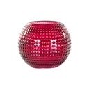 Mécsestartó üveg, burgundi - CHAMBOR