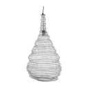 Méhkas formájú mennyezeti lámpa, ezüst - NID D'ABEILLE