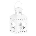 Mini mécsestartó lámpás fehér - LA NATURE