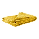 Mintás pléd, 125x150 cm, okkersárga - COCON