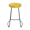 Modern bárszék, sárga - CANDY