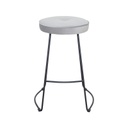 Modern bárszék, világosszürke - CANDY