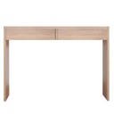 Modern konzolasztal 2 fiókkal, sonoma tölgy - EPURE