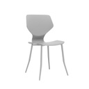 Modern műanyag szék, szürke - FOURMI