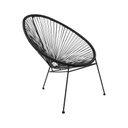 Modern szék, fekete - SAO PAULO