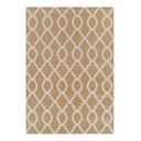 Mozaik mintás szőnyeg 150x100 cm, világosbarna - LOSAS