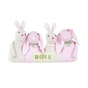 Nyuszis ajtótámasz, rózsaszín - LAPINOUS