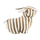 Nyuszi ajtótámasz, barna csíkos - LAPINOUS