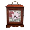 Óra, doboz, virágos mintával - FLEUR DU JOUR