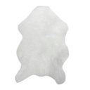 Műszőrme szőnyeg 90x60 cm, fehér - ALPILLES