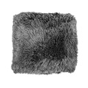 Műszőrme díszpárna, sötétszürke - MARMOTTE