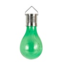 Napelemes LED villanykörte, zöld - LAMPION