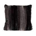 Műszőrme színátmenetes párna, szürkésbarna - CHINCHILLA