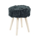 Műszőrme ülőke, sötétszürke - MARMOTTE