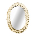 Ovális tükör, babérlevél kerettel, 34x49 cm, arany - AVE