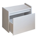 Pad fiókkal, fehér - MILOR